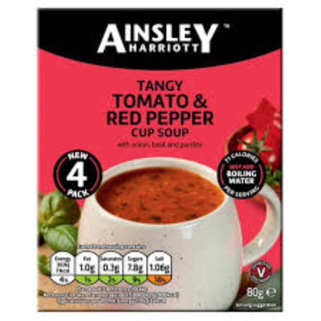 AINSLEY HARRIOTT CUP A SOUP TOMATO N R/ RED PEPPER 3S